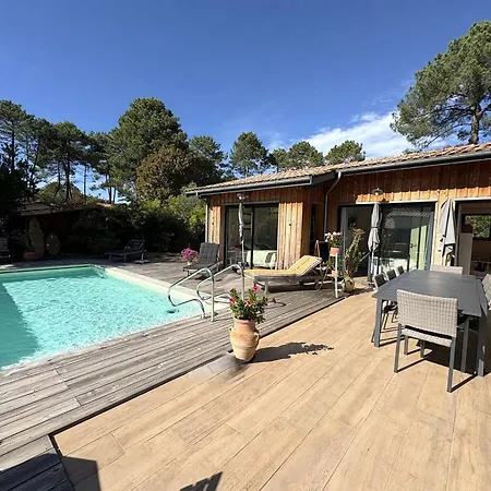 Paisible Avec Piscine Chauffée Et Climatisation à Lège-cap-ferret - Fr-1-736-65 Villa Lège-Cap-Ferret